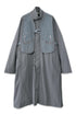 ECO GIL LONG COAT w/VEST -GRAY(BAMBOO CHARCOAL)- *Last1